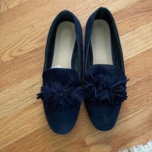 Catherine Malandrino Navy Basco flat